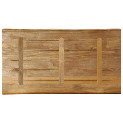 Bordplate naturlig kant 110x60x3,8 cm grovt heltre mangotre