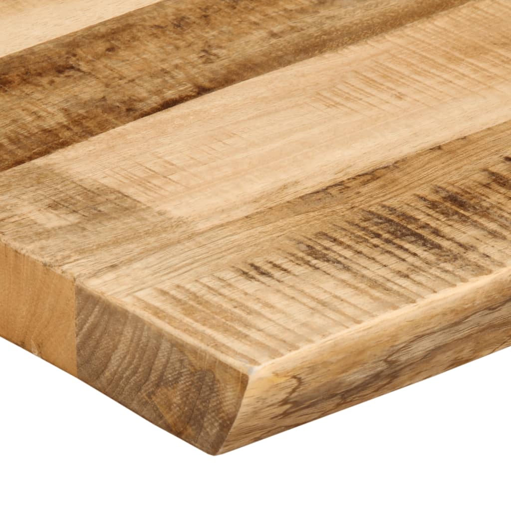 Bordplate naturlig kant 110x60x3,8 cm grovt heltre mangotre