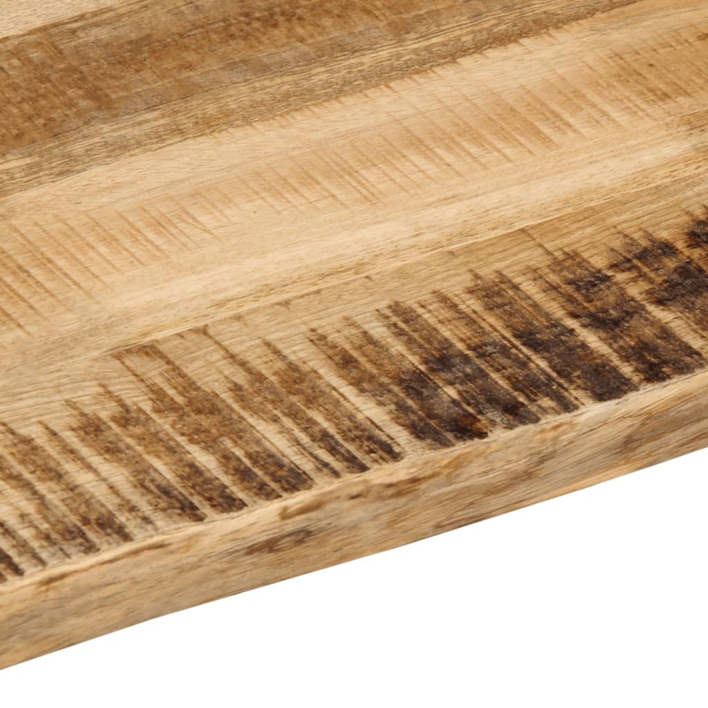 Bordplate naturlig kant 110x60x3,8 cm grovt heltre mangotre