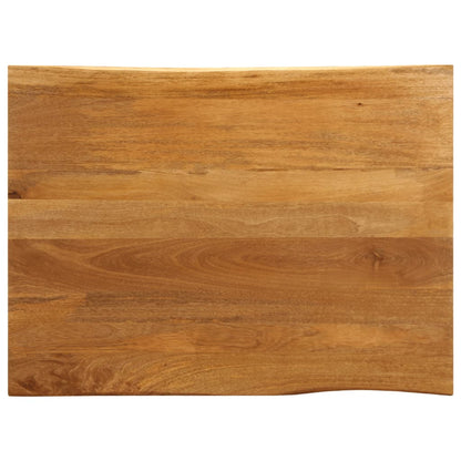 Bordplate 110x80x2,5 cm naturlig kant heltre mango