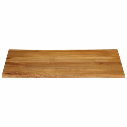 Bordplate 110x80x2,5 cm naturlig kant heltre mango