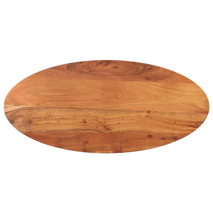 Bordplate 110x50x2,5 cm oval heltre akasie