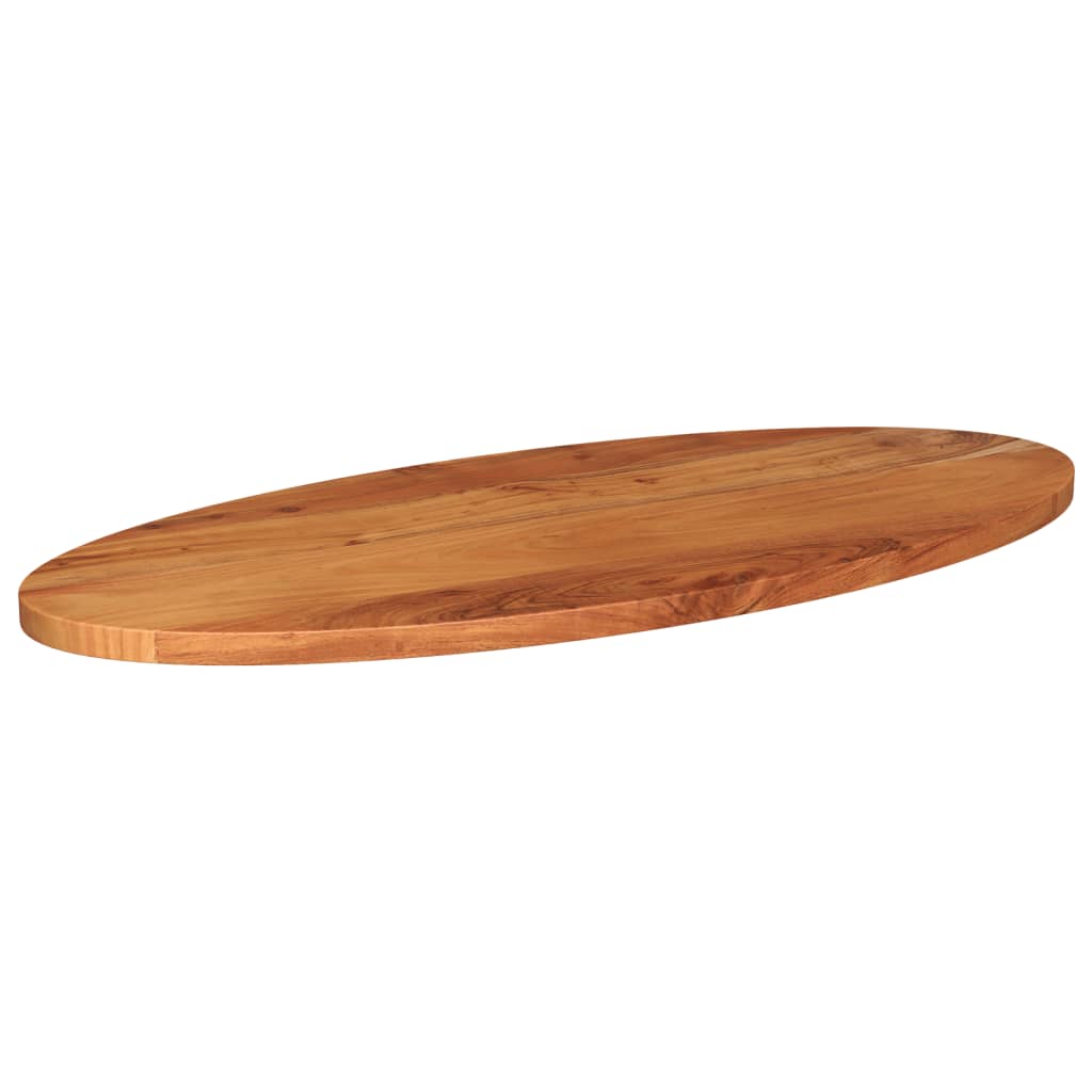 Bordplate 110x50x2,5 cm oval heltre akasie