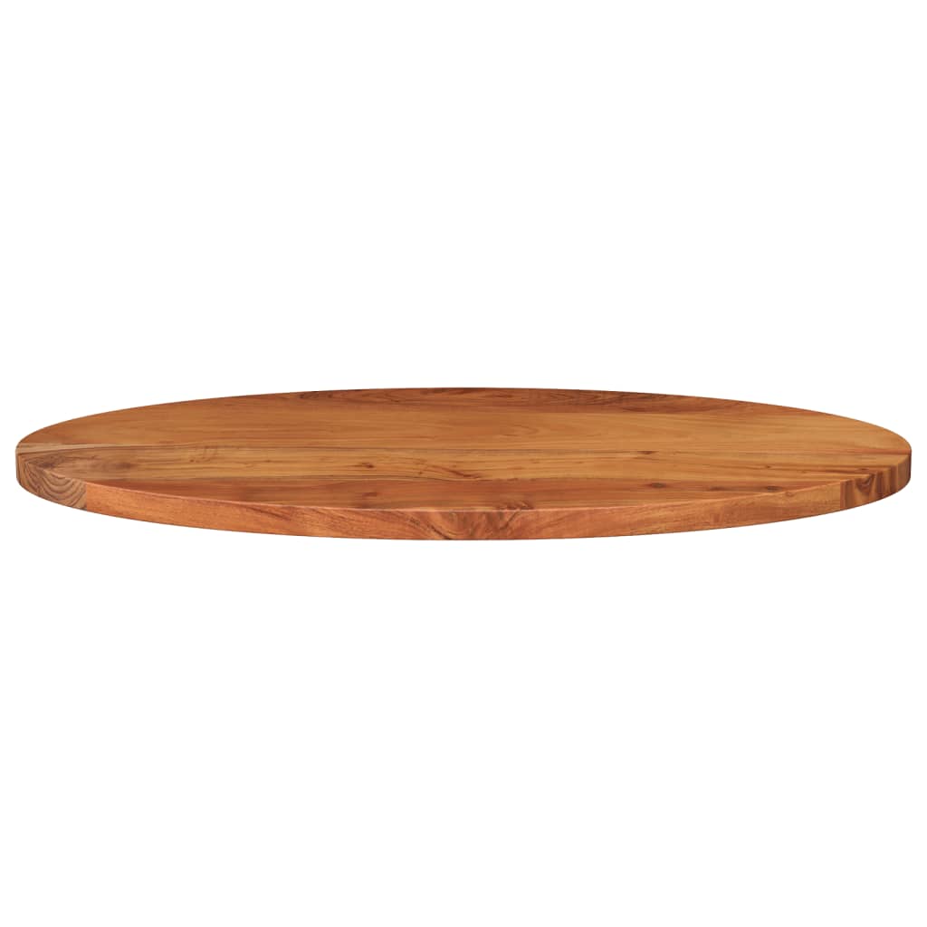 Bordplate 110x50x2,5 cm oval heltre akasie