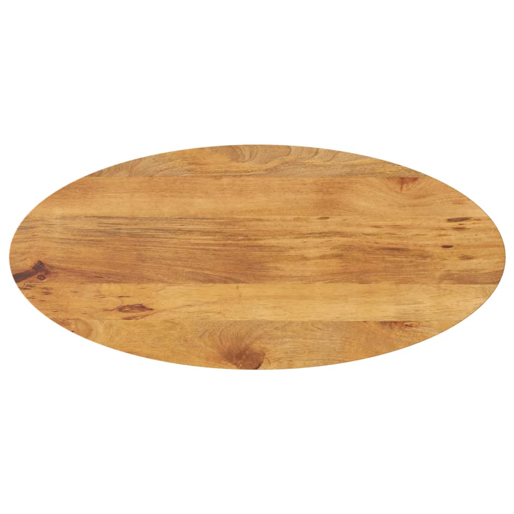 Bordplate 100x40x2,5 cm oval heltre mango