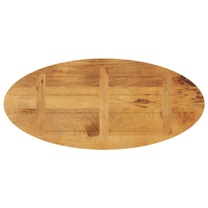 Bordplate 100x40x2,5 cm oval heltre mango