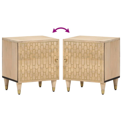 Nattbord Sengbord Tre 40x33x46 cm heltre mango