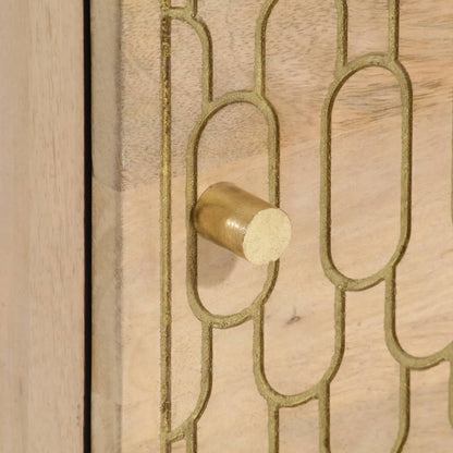 Nattbord Sengbord Tre 40x33x46 cm heltre mango