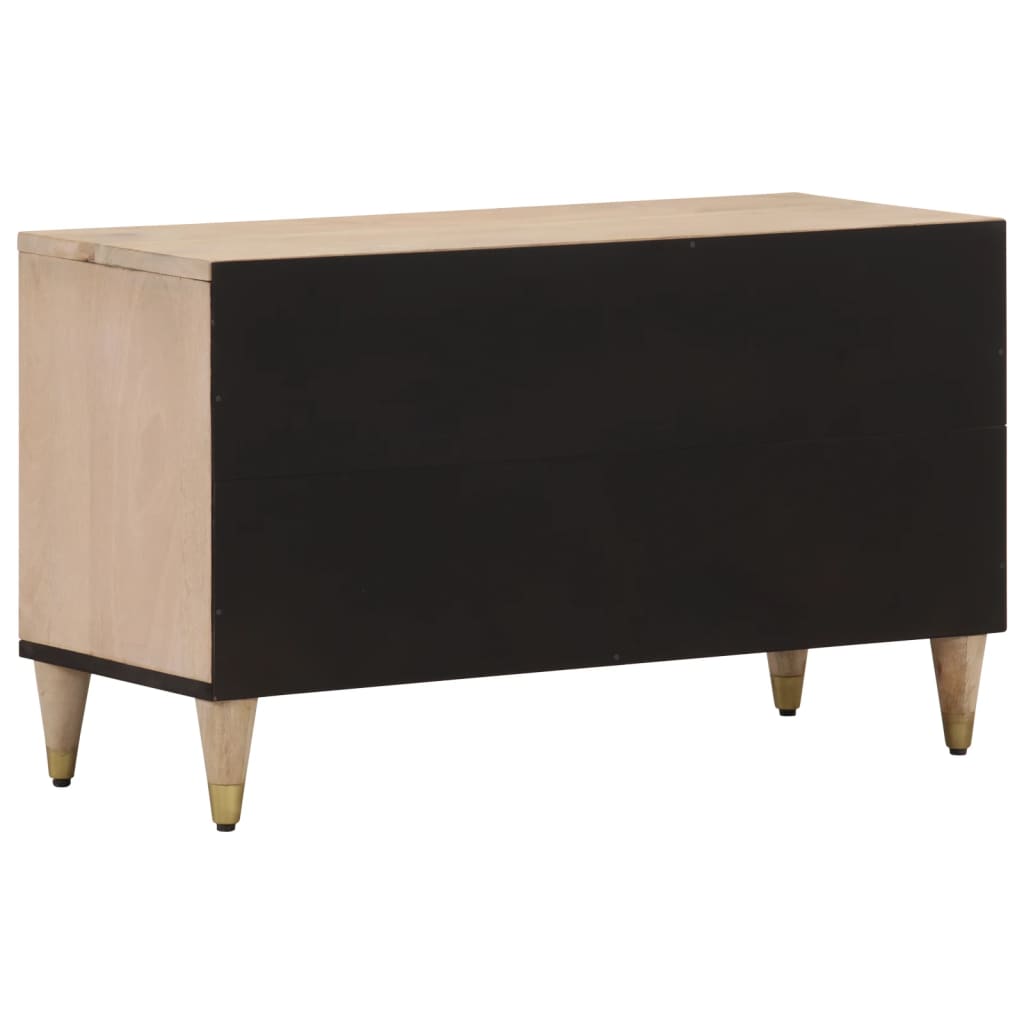 TV-benk 80x33x46 cm heltre mango