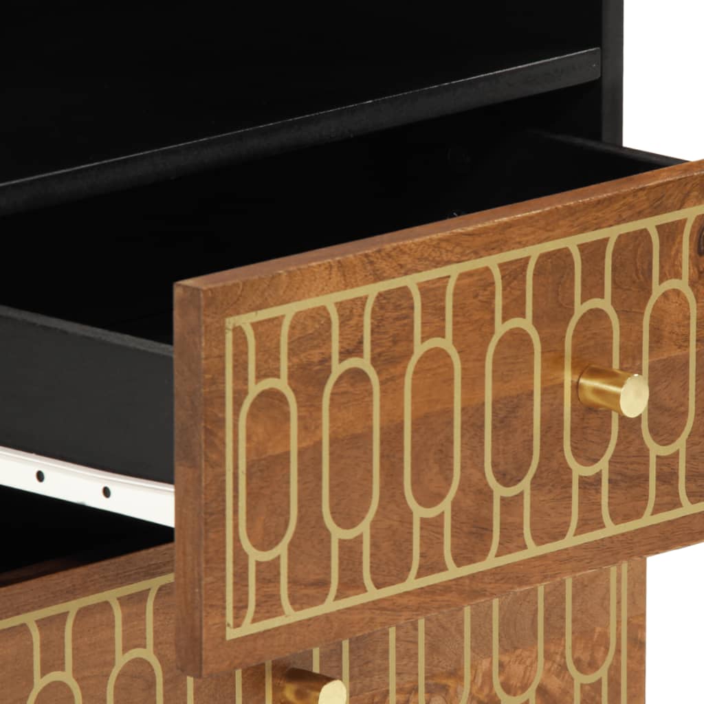 Nattbord Sengbord Tre heltre mangotre 50x33x62 cm