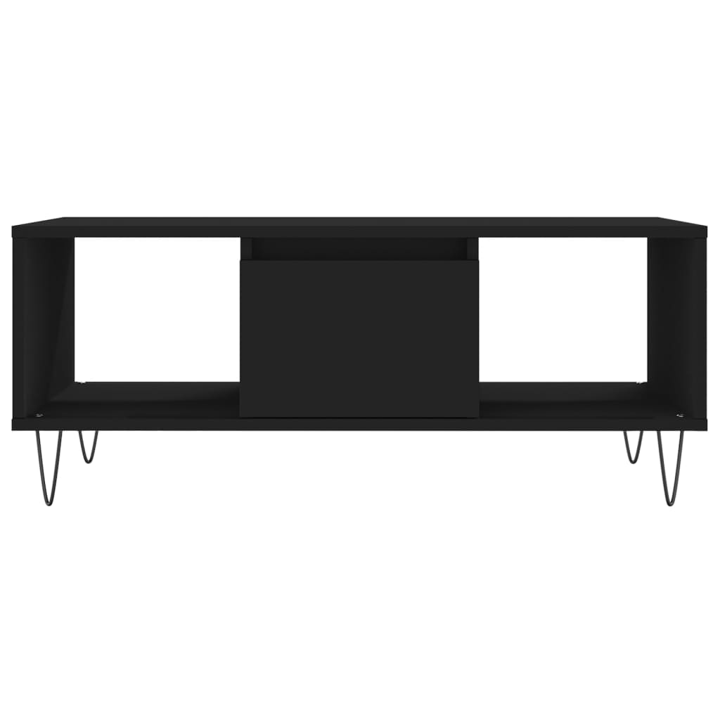 Salongbord Sofabord Svart 90x50x36,5 cm