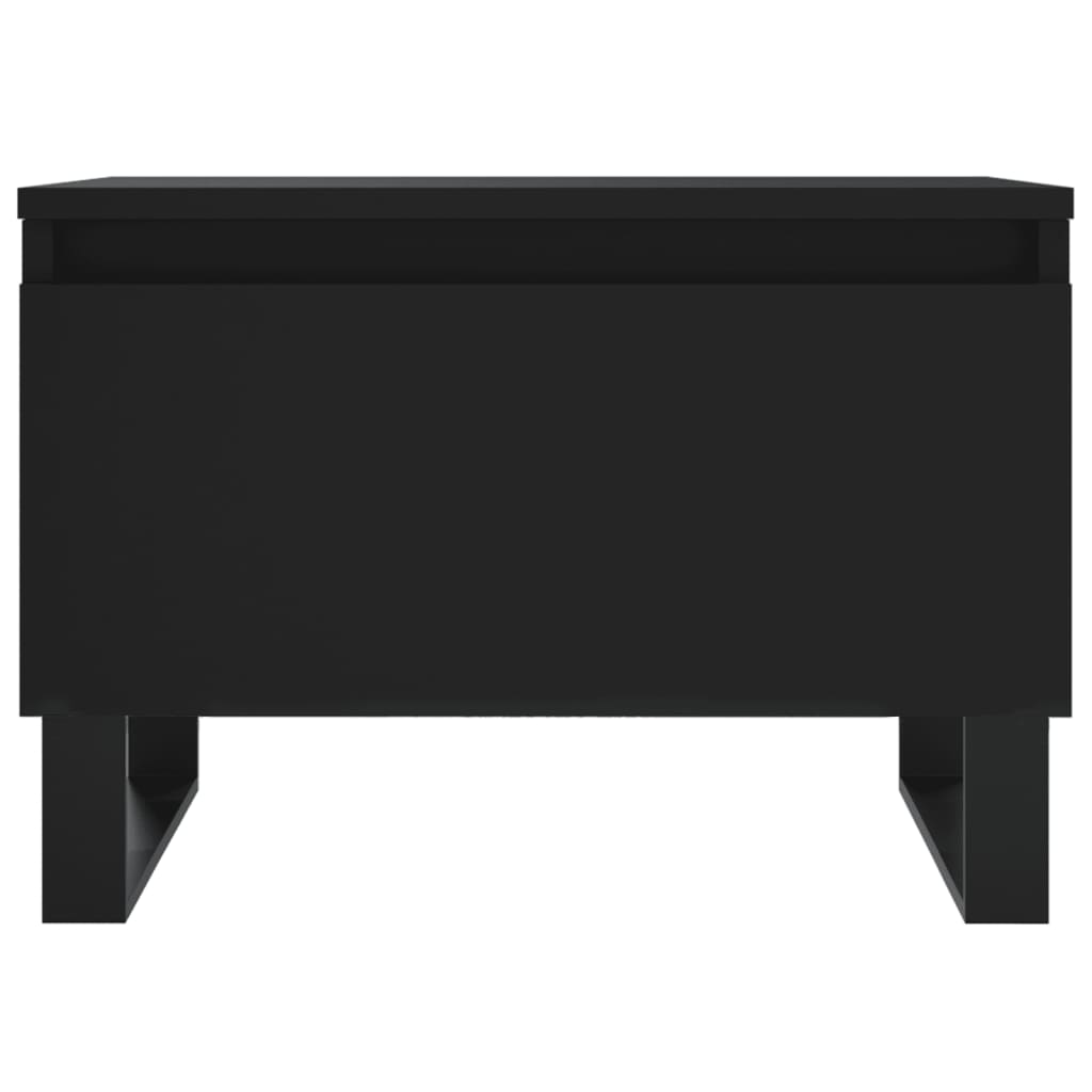 Salongbord Sofabord Svart 2 stk 50x46x35 cm