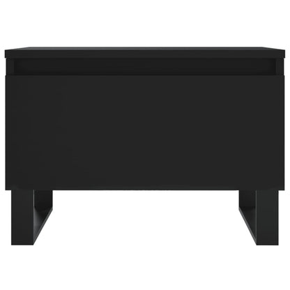 Salongbord Sofabord Svart 2 stk 50x46x35 cm