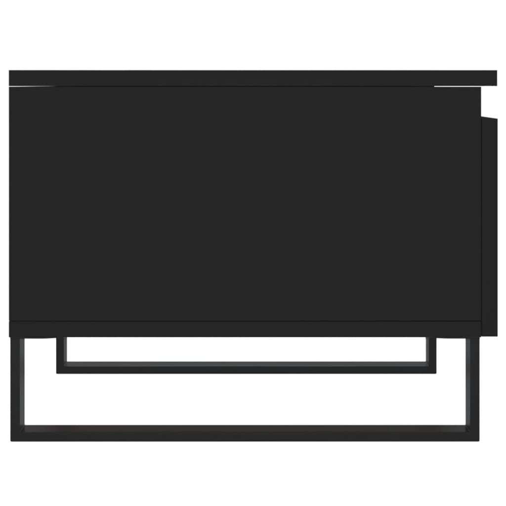 Salongbord Sofabord Svart 2 stk 50x46x35 cm