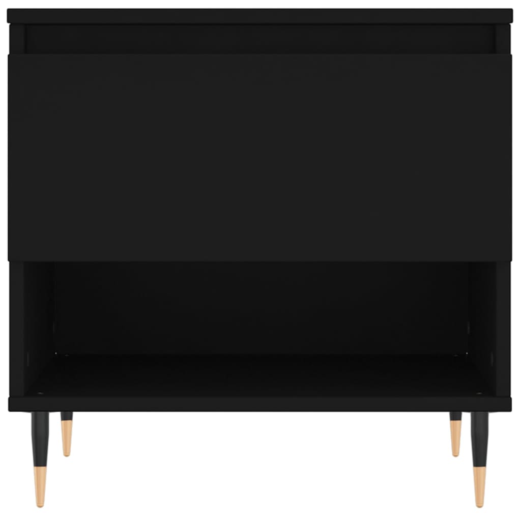 Salongbord Sofabord Svart 2 stk 50x46x50 cm