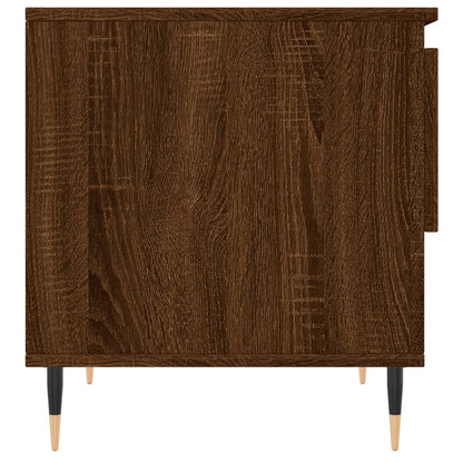 Salongbord Sofabord Brun Eik 2 stk 50x46x50 cm