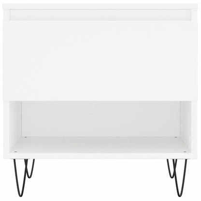 Salongbord Sofabord Hvit 2 stk 50x46x50 cm