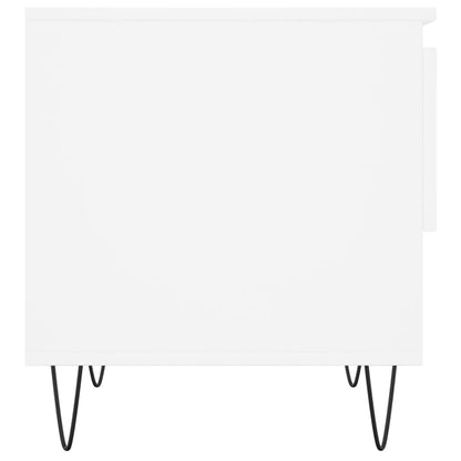 Salongbord Sofabord Hvit 2 stk 50x46x50 cm