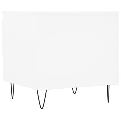 Salongbord Sofabord Hvit 2 stk 50x46x50 cm