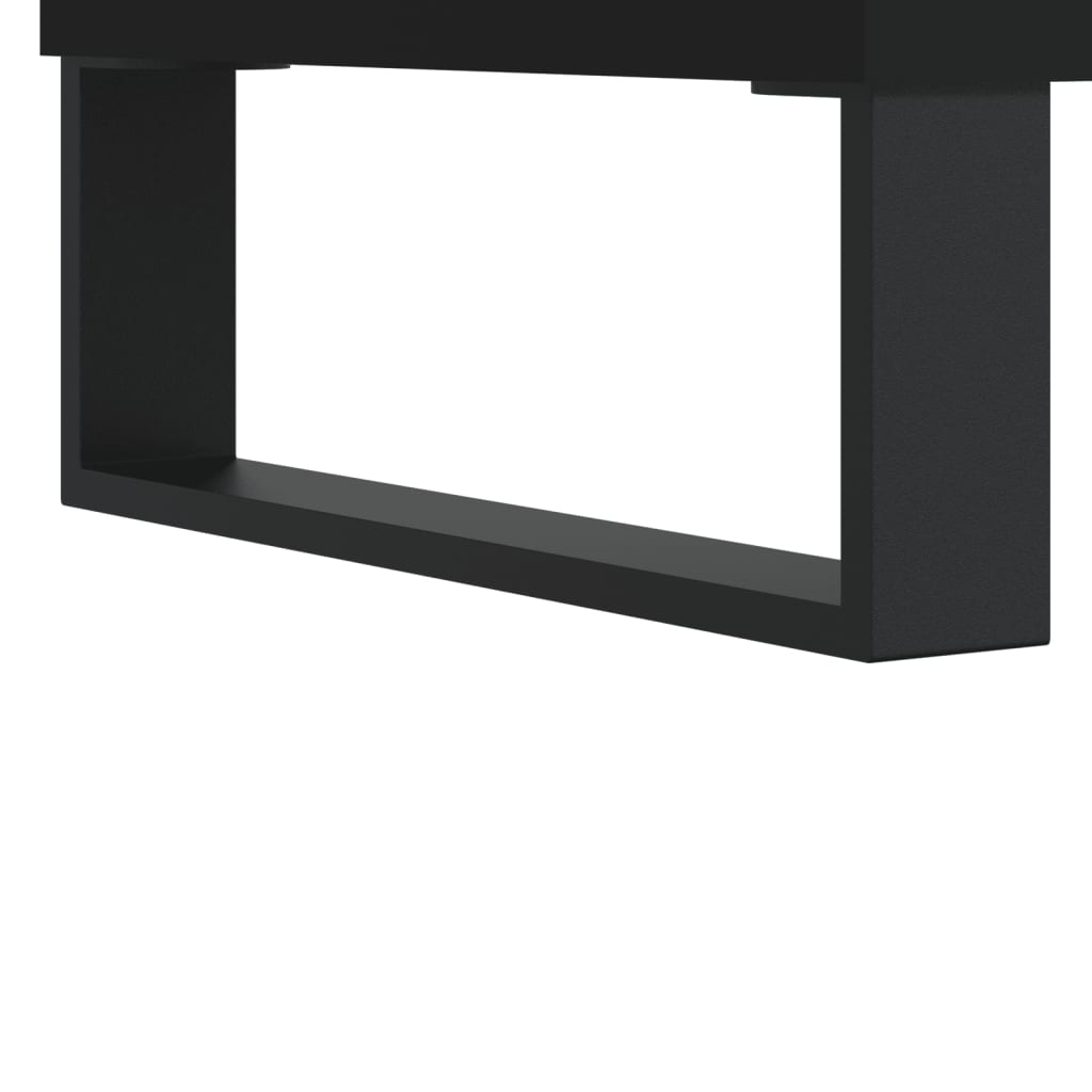 Salongbord Sofabord Svart 90x49x45 cm