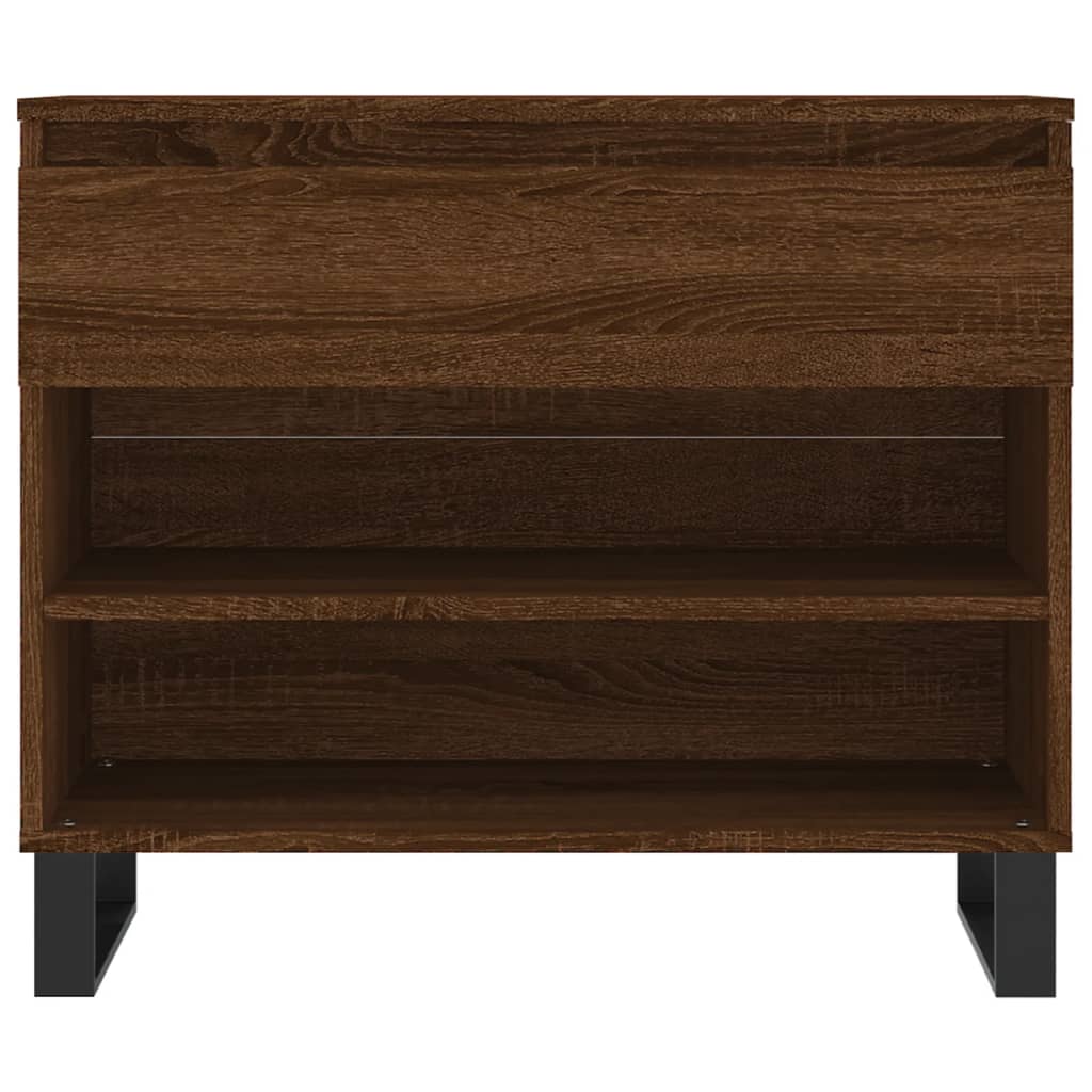 Skoskap Skohylle Skobenk Brun Eik 70x36x60 cm