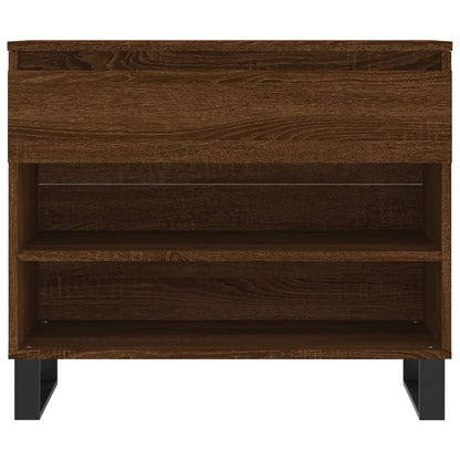 Skoskap Skohylle Skobenk Brun Eik 70x36x60 cm