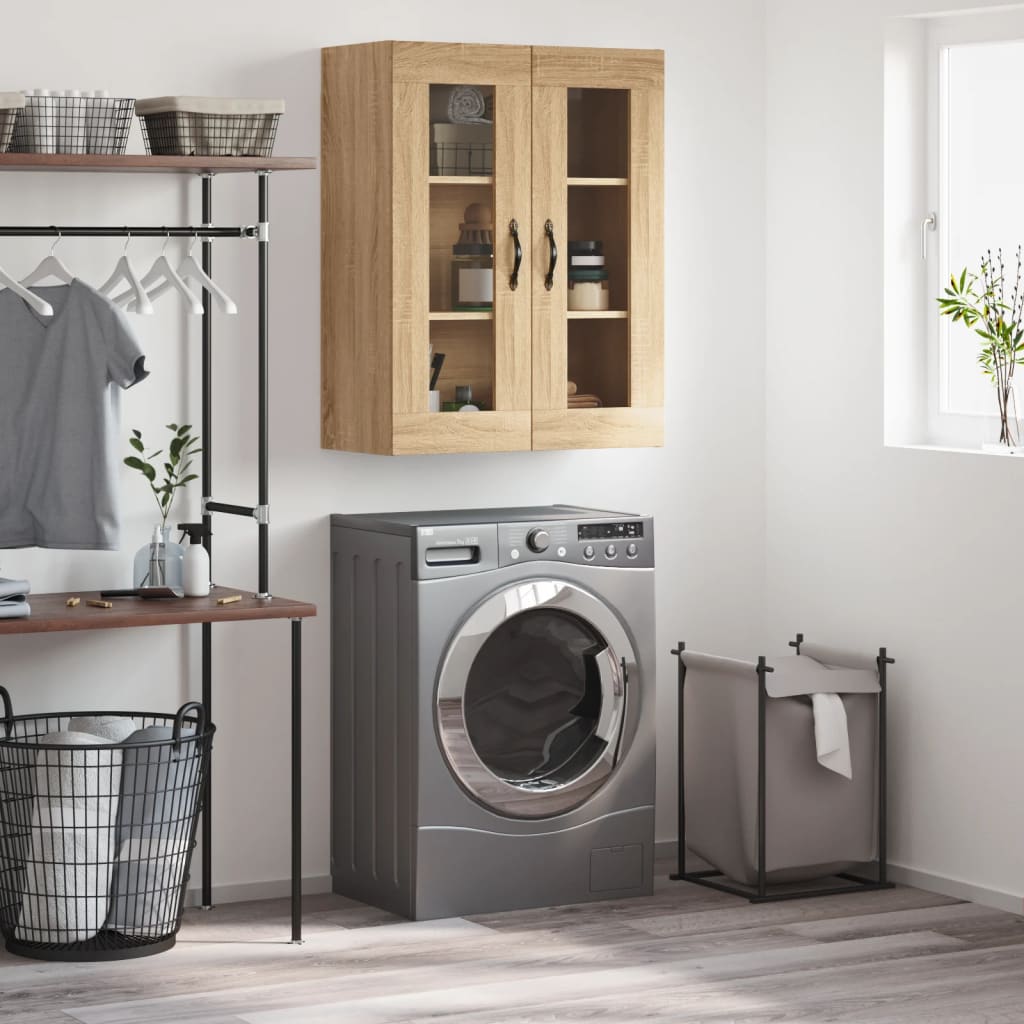 Veggskap Sonoma Eik 69,5x34x90 cm