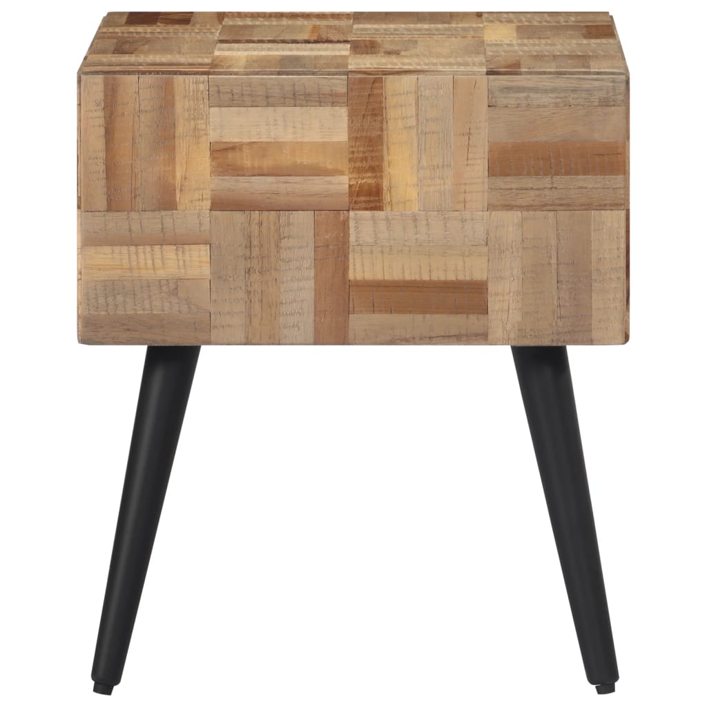 Sidebord 40x40x45 cm heltre gjenvunnet teak