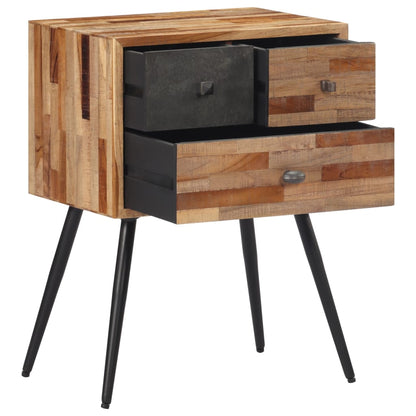 Nattbord Sengbord 47x31,5x60 cm heltre teak