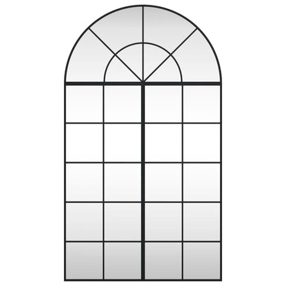 Veggspeil Svart 80x140 cm buet jern