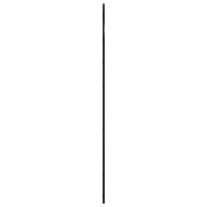 Veggspeil Svart 80x140 cm buet jern