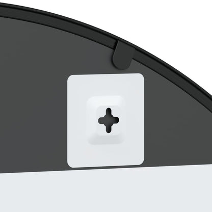 Veggspeil Svart 80x140 cm buet jern