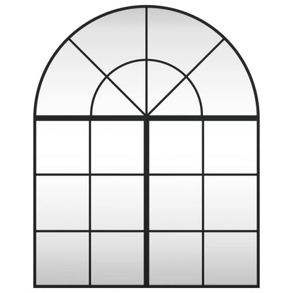 Veggspeil Svart 80x100 cm buet jern