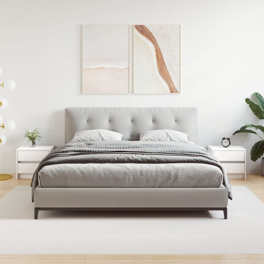 Nattbord 2 stk hvit 40x31x35,5 cm heltre furu