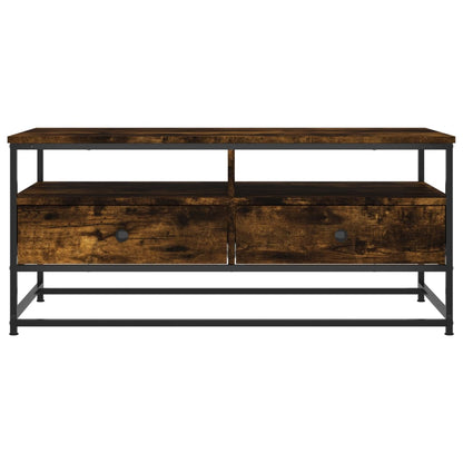 Salongbord Sofabord Røkt Eik 100x51x45 cm