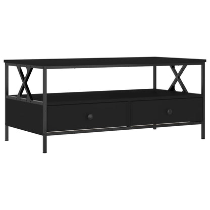 Salongbord Sofabord Svart 100x51x45 cm