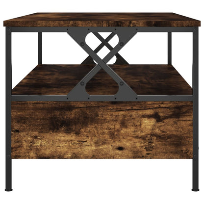 Salongbord Sofabord Røkt Eik 100x51x45 cm