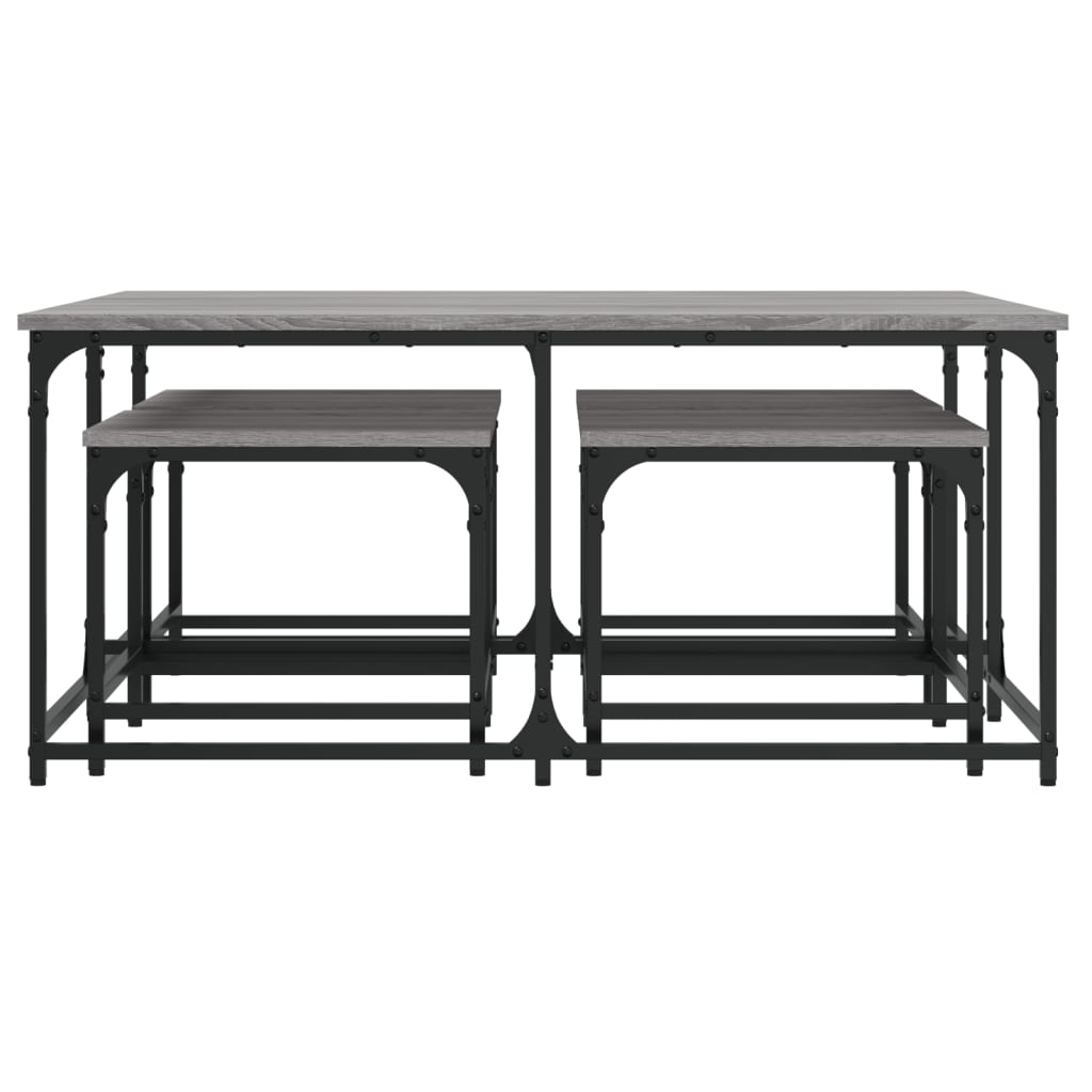 Salongbord Sofabord Sonoma Grå 5 stk