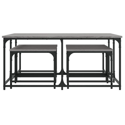 Salongbord Sofabord Sonoma Grå 5 stk