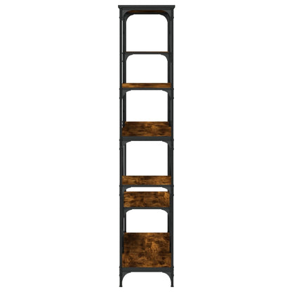 Bokhylle Røkt Eik 99x35,5x176 cm