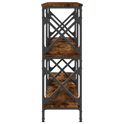 Avlastningsbord Konsollbord Røkt Eik 156x28x80,5 cm