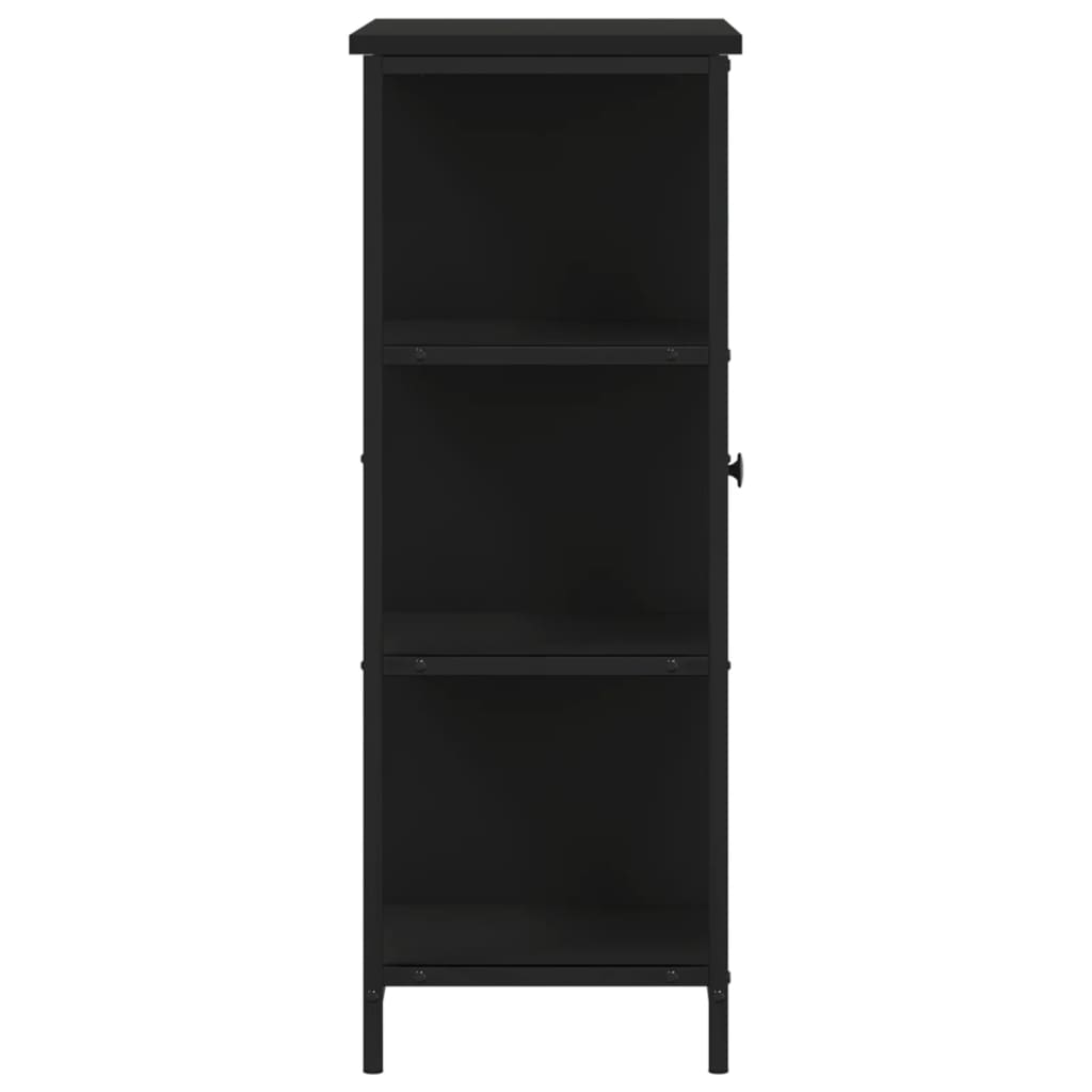 Skjenk Svart 70x30x80 cm