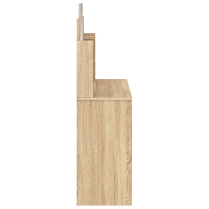 Sminkebord Sonoma Eik speil 96x39x142 cm