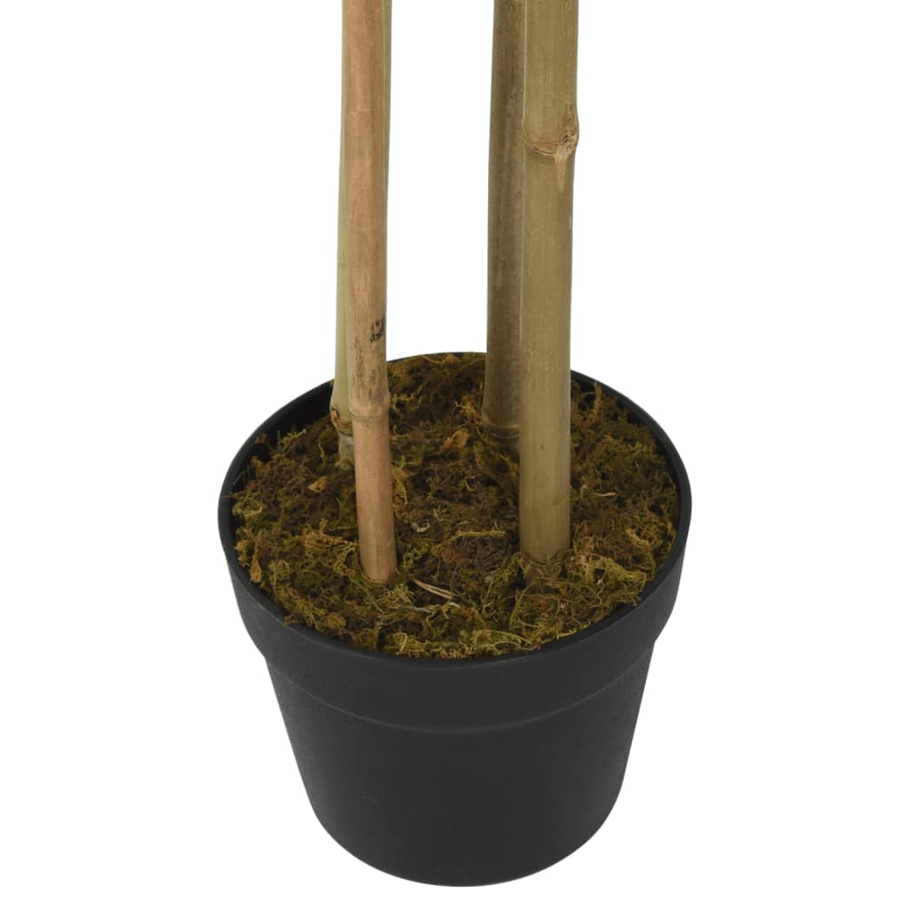 Kunstige planter blomster bambustre 988 blader 150 cm grønn