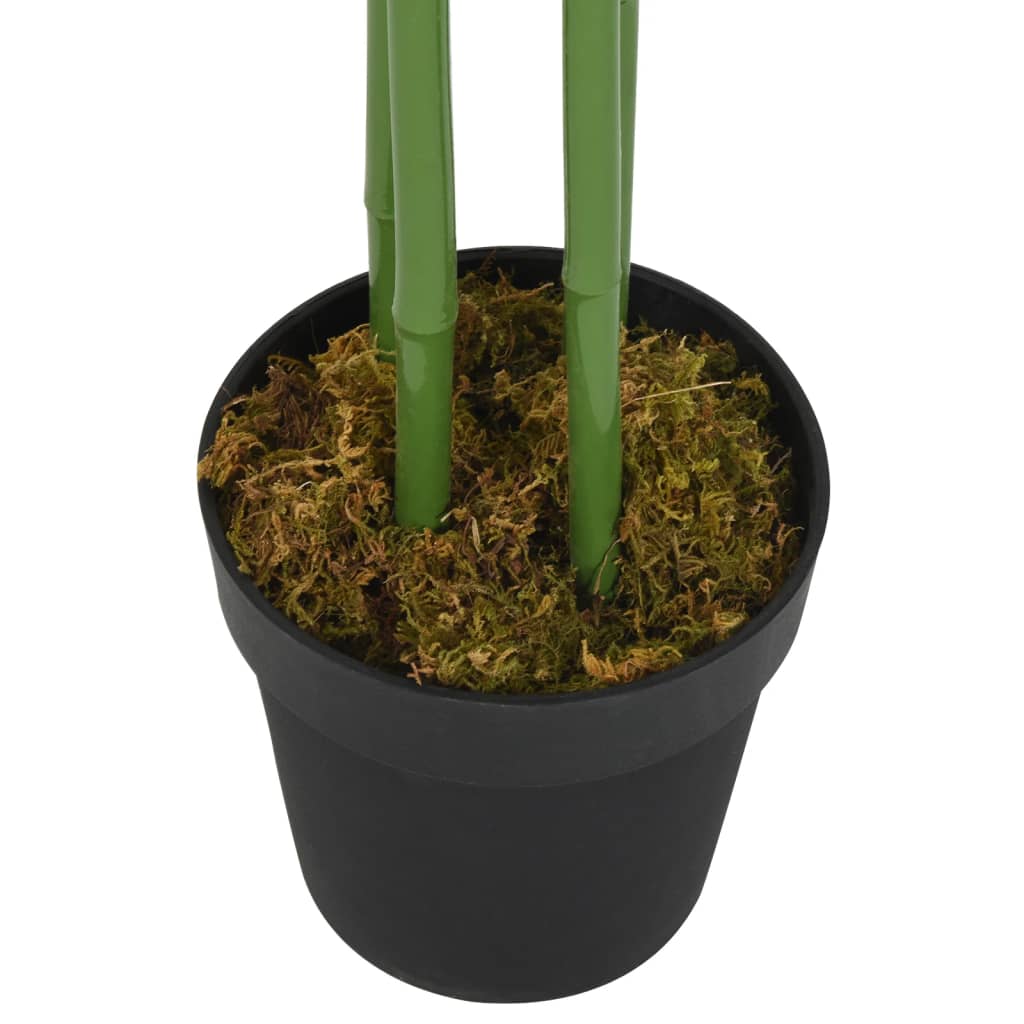 Kunstige planter blomster bambustre 864 blader 180 cm grønn