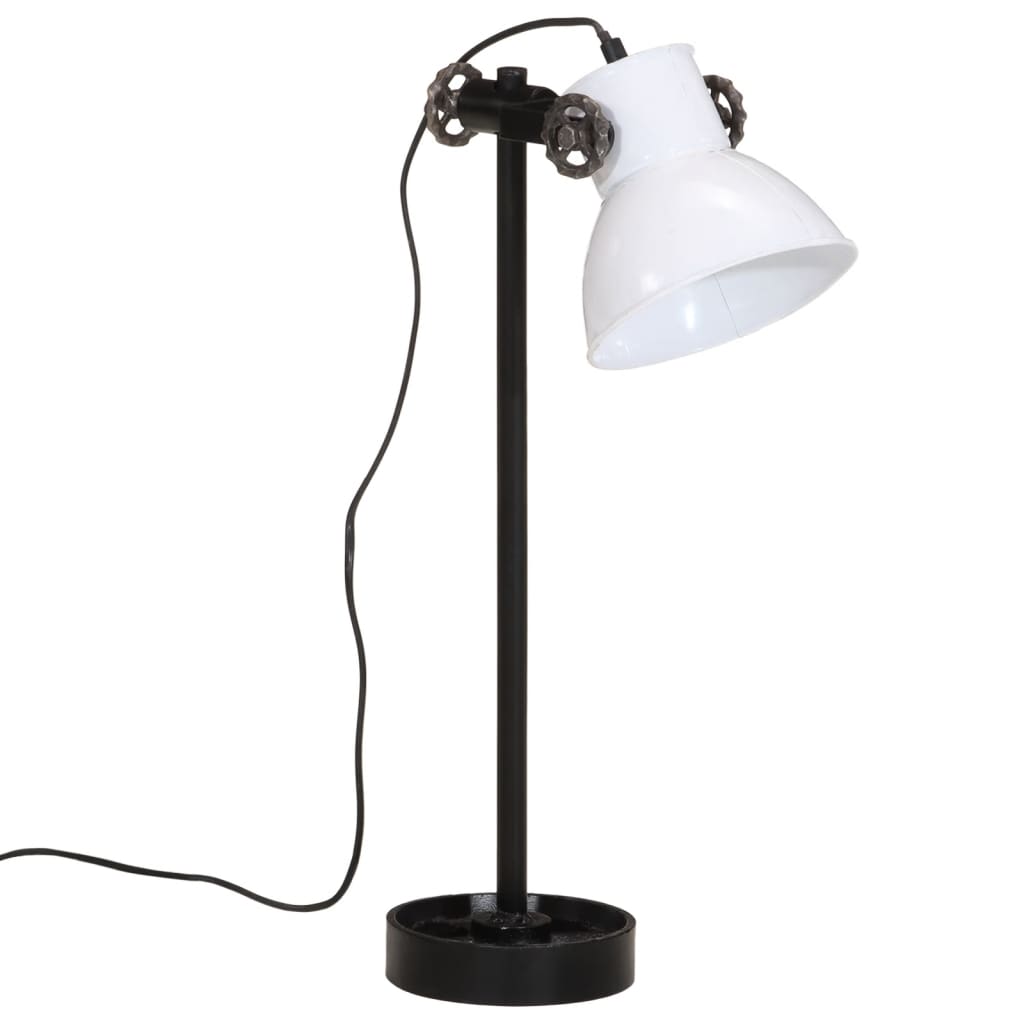 Bordlampe Skrivebordslampe 25 W hvit 15x15x55 cm E27