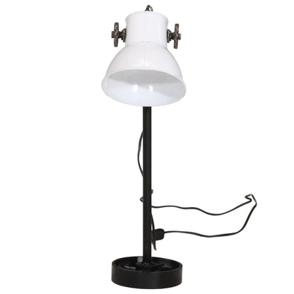 Bordlampe Skrivebordslampe 25 W hvit 15x15x55 cm E27