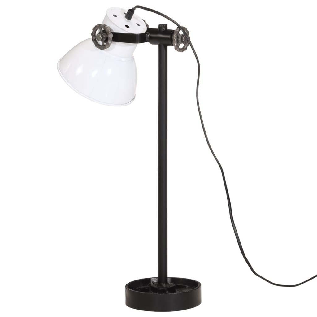 Bordlampe Skrivebordslampe 25 W hvit 15x15x55 cm E27