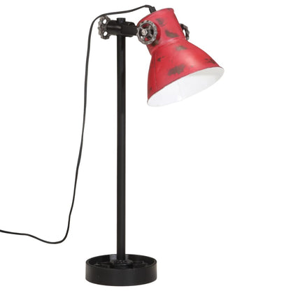 Bordlampe 25 W mørkerød 15x15x55 cm E27