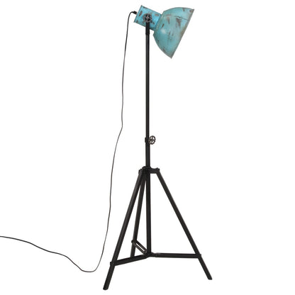 Gulvlampe Stålampe 25 W denimblå 61x61x90/150 cm E27